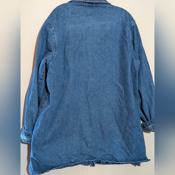 Vintage Lee Valley Made In Ireland Chore Coat, Size:XXL, Color:Blue - Picture 6 of 8